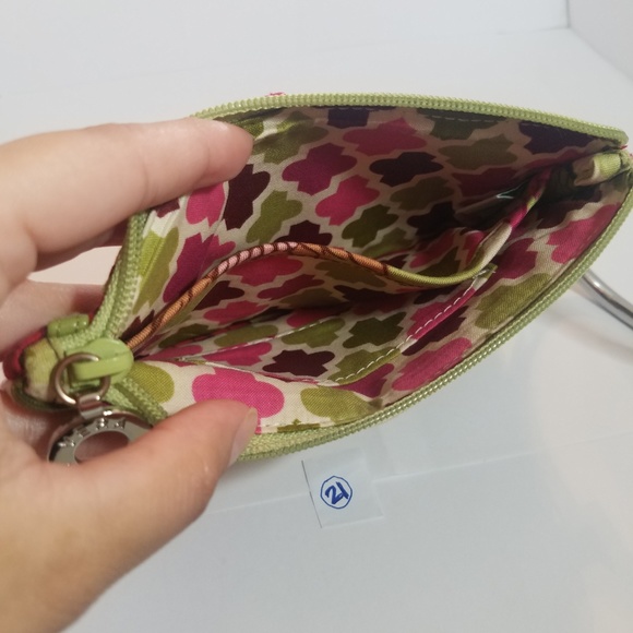 Vera Bradley Zippered Wristlet with Handle NWOT - Picture 4 of 6